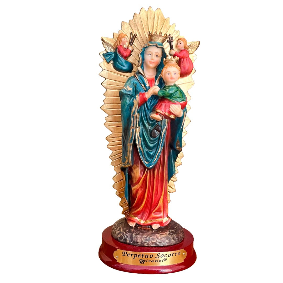 Estatua de la Virgen del Perpetuo Socorro 20 cm