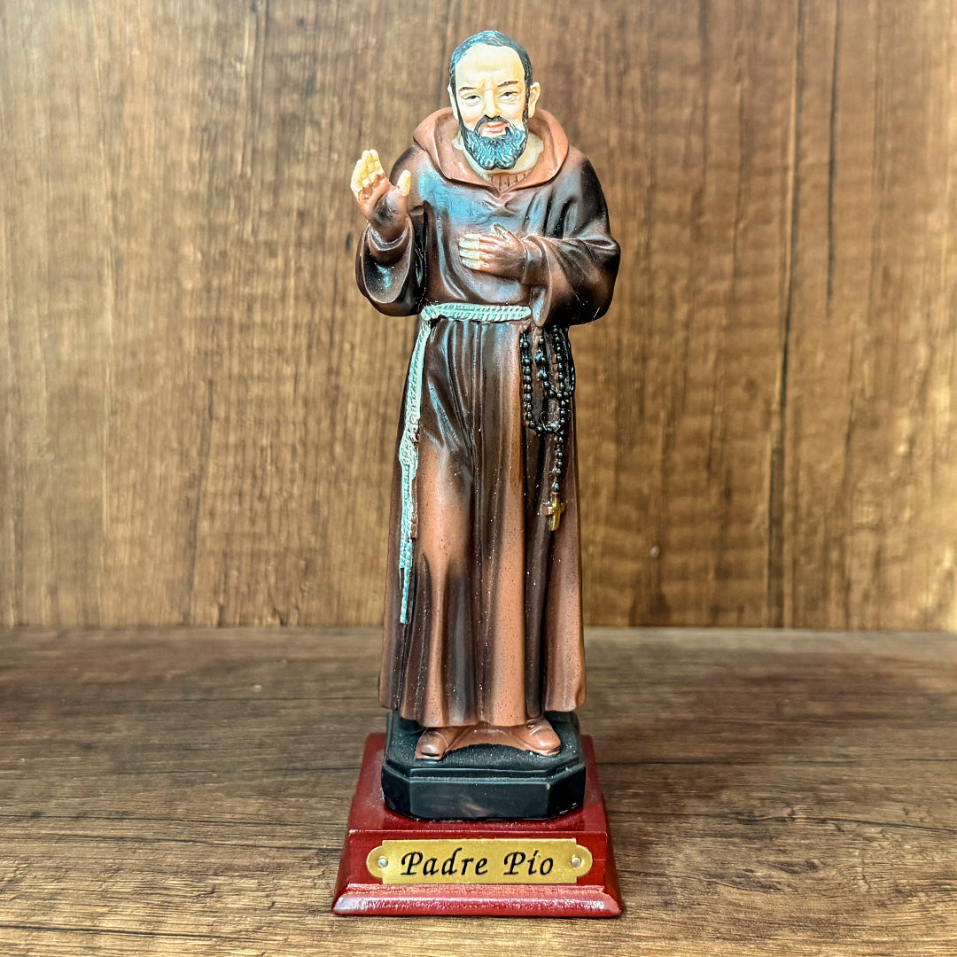 Estatua del Padre Pío de Pietrelcina 12.5cm – VII Sacramentos Colombia