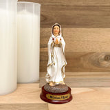 Estatua de la Virgen Rosa Mística 10cm