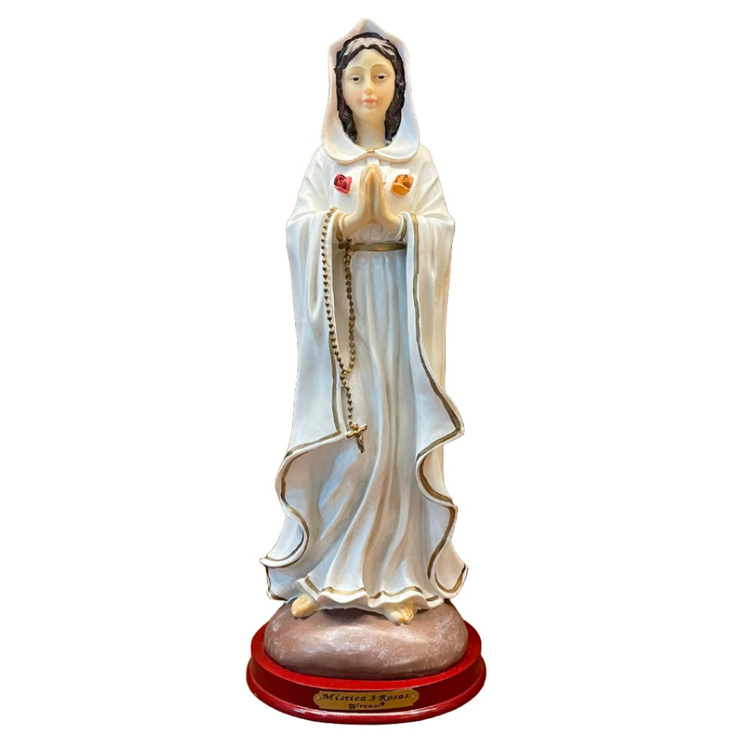 Estatua de la Virgen Rosa Mística 40cm