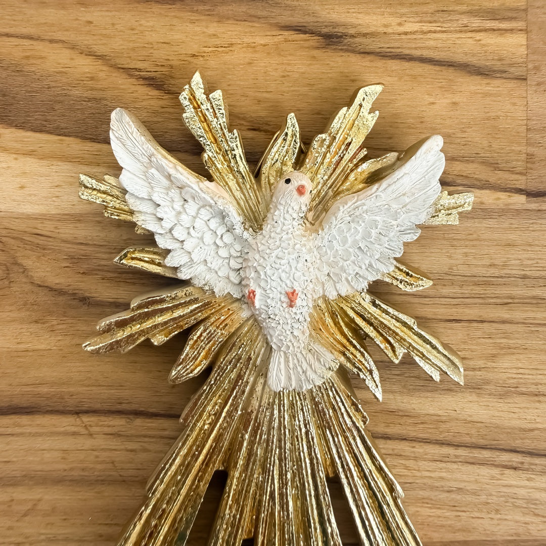 Placa de Pared del Espíritu Santo – Resina 15 x 6,5 cm – VII Sacramentos Colombia