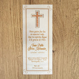 Tarjeta Separadora Personalizable para Celebraciones de Misa de Difunto x 12 Unidades – VII Sacramentos Colombia