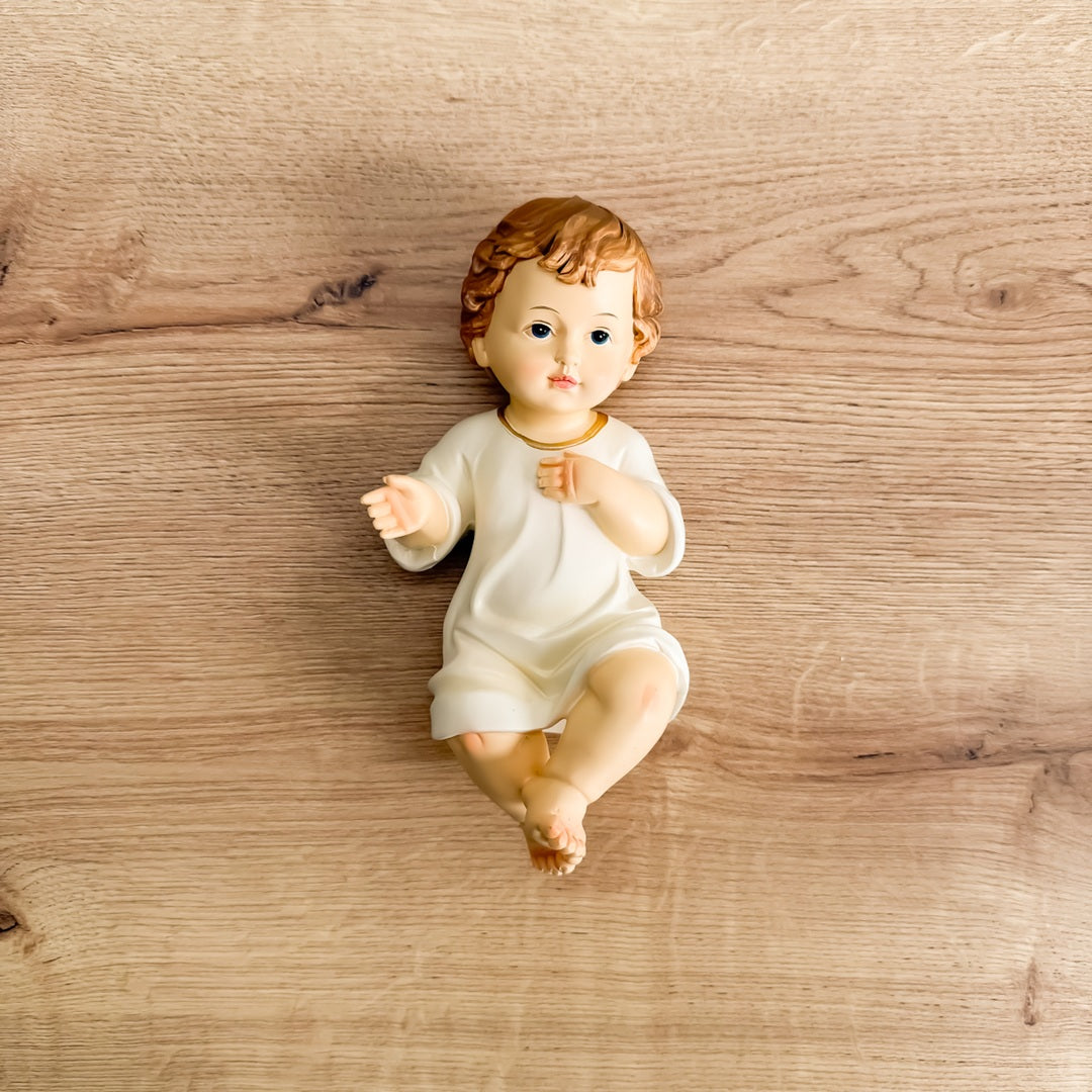 Estatua Imagen del Niño Jesús Vestido de 20 cm