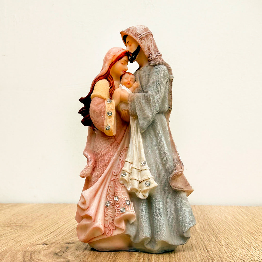 Estatua Sagrada Familia Beso 13cm