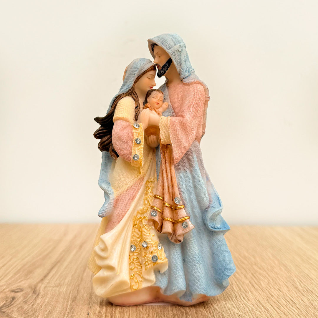 Estatua Sagrada Familia Beso 13cm