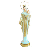 Estatua De La Virgen Del Carmen Estilizada De 30cm