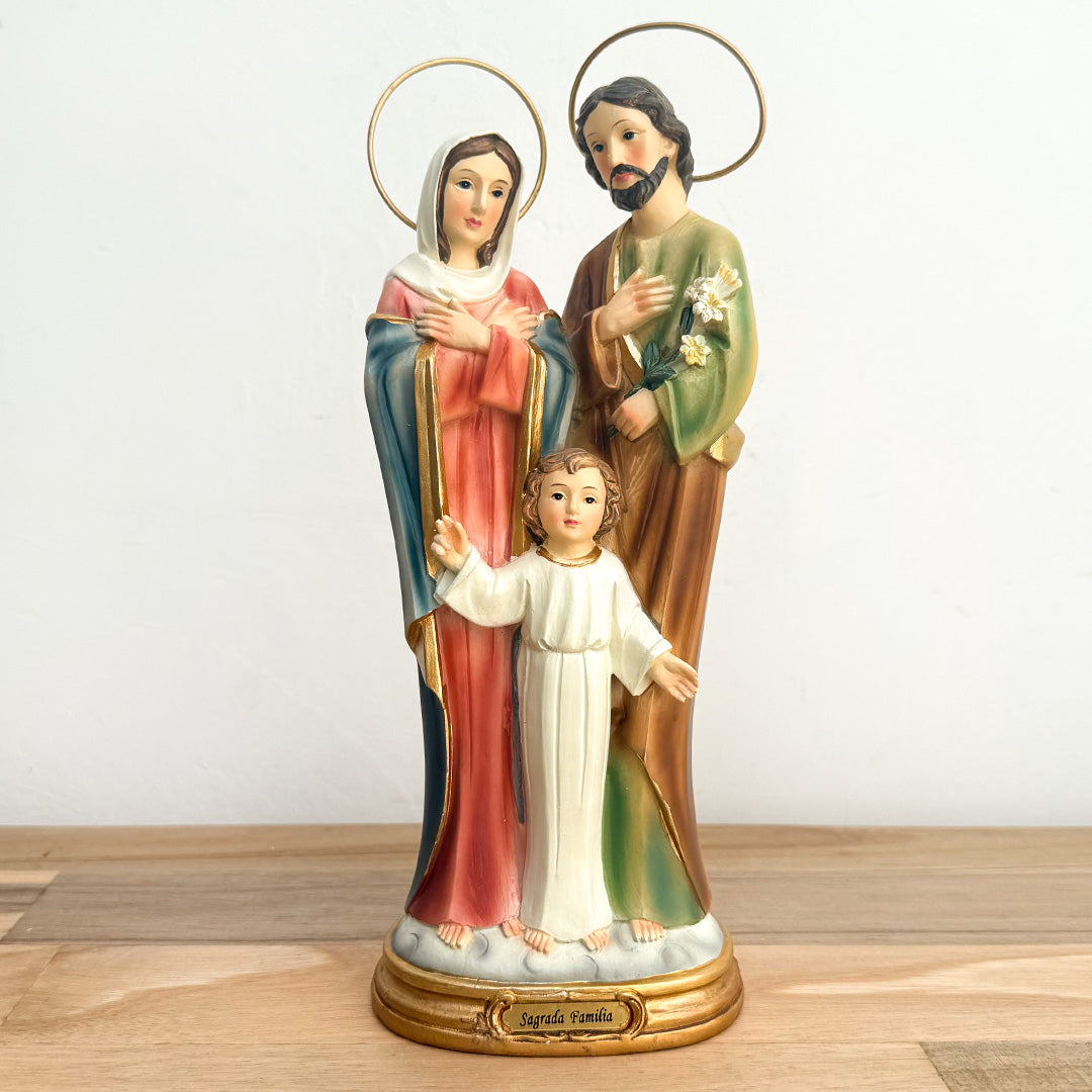 Estatua De La Sagrada Familia Estilizada 25.5cm – VII Sacramentos Colombia