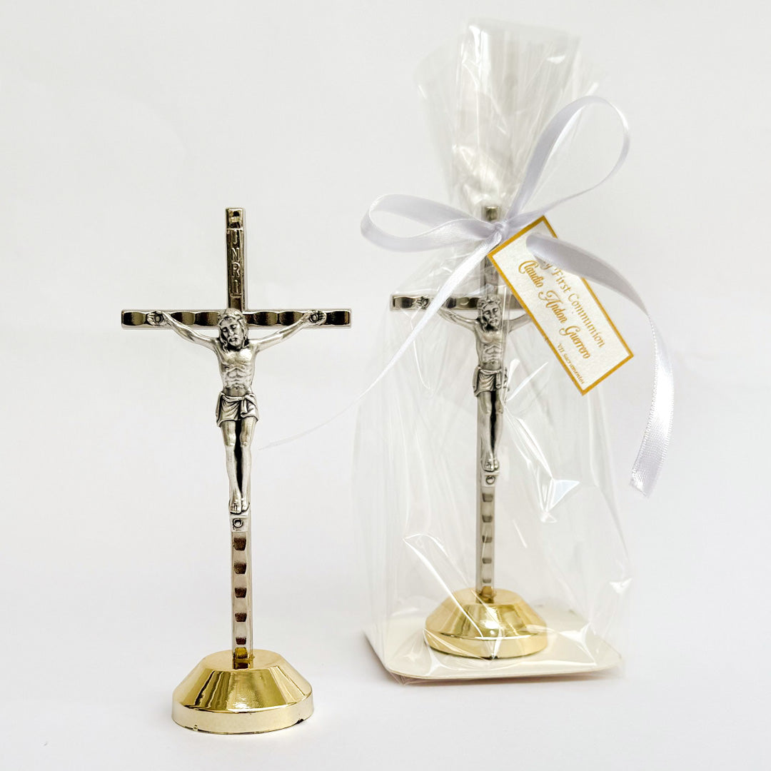 Recordatorio Cristo de Base Metal 12cm x 6 Unidades