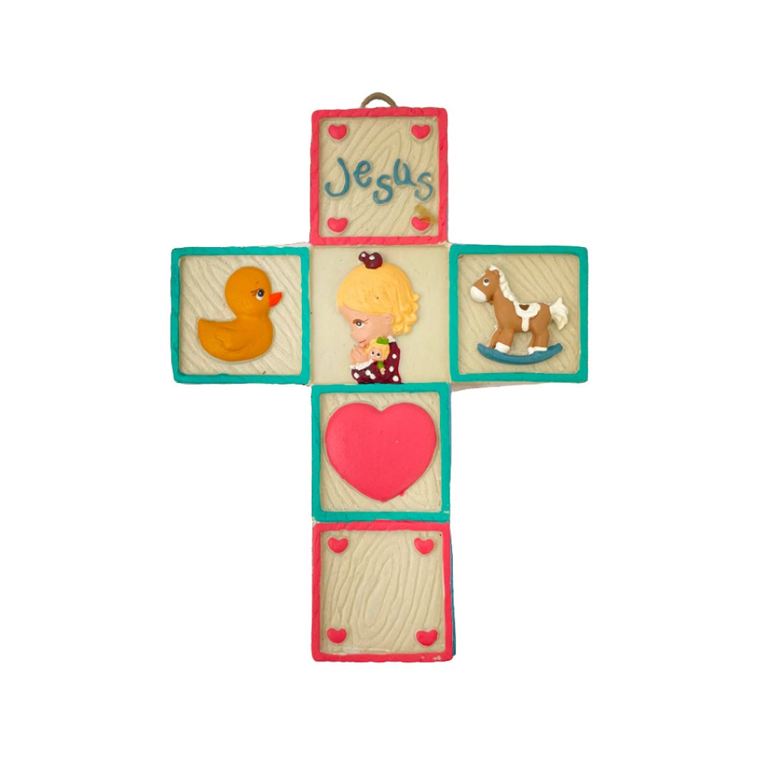 Cruz de Protección para Niña - Decoración Infantil