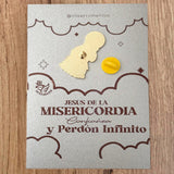 Pin metálico de Jesús de la Misericordia – diseño moderno e infantil en estilo católico