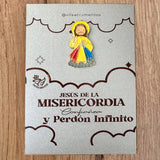 Pin metálico de Jesús de la Misericordia – diseño moderno e infantil en estilo católico