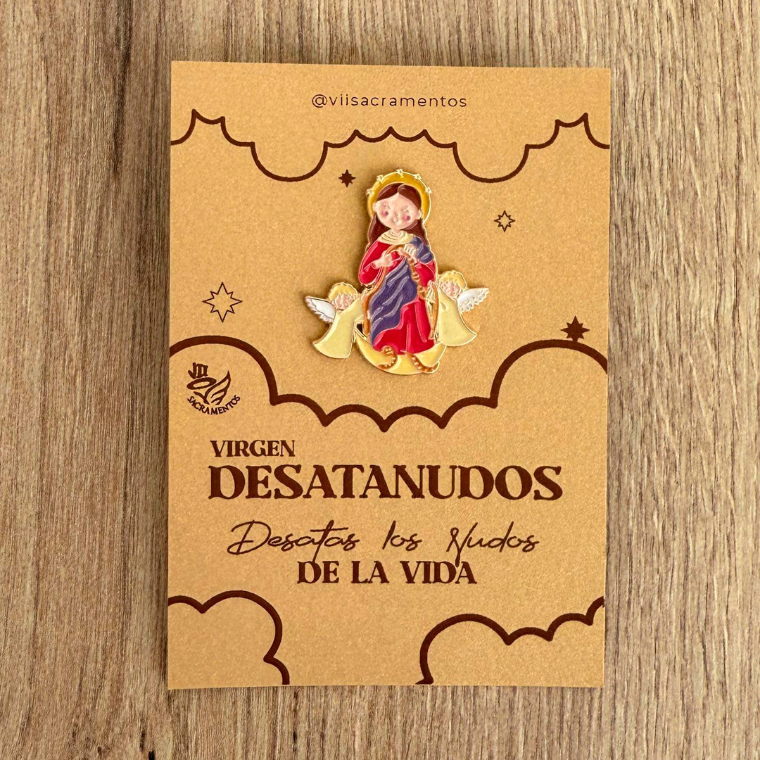 Pines Metálico Virgen Desatanudos