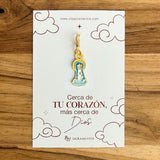 Dije Charm Virgen de la Medalla Milagrosa - Personaliza tu Fe