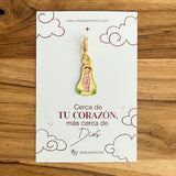 Dije Charm Virgen de la Dulce Espera - Personaliza tu Fe