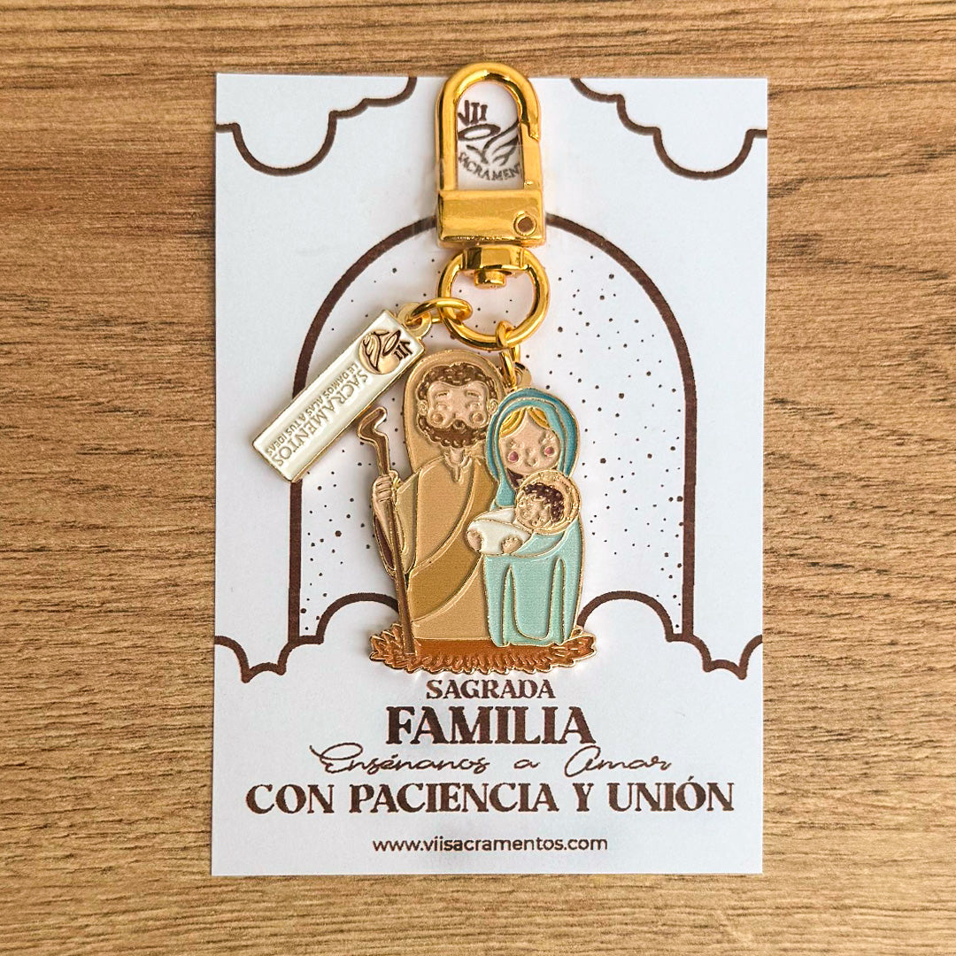 Llavero Charm – Devoción Sagrada Familia