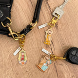 Detalle de llaveros recordatorio kit x6 con tarjeta personalizada – VII Sacramentos