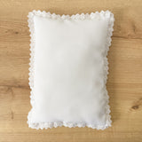 Colchón o Almohada en Tela Blanca sencillo de 20cm x 29cm