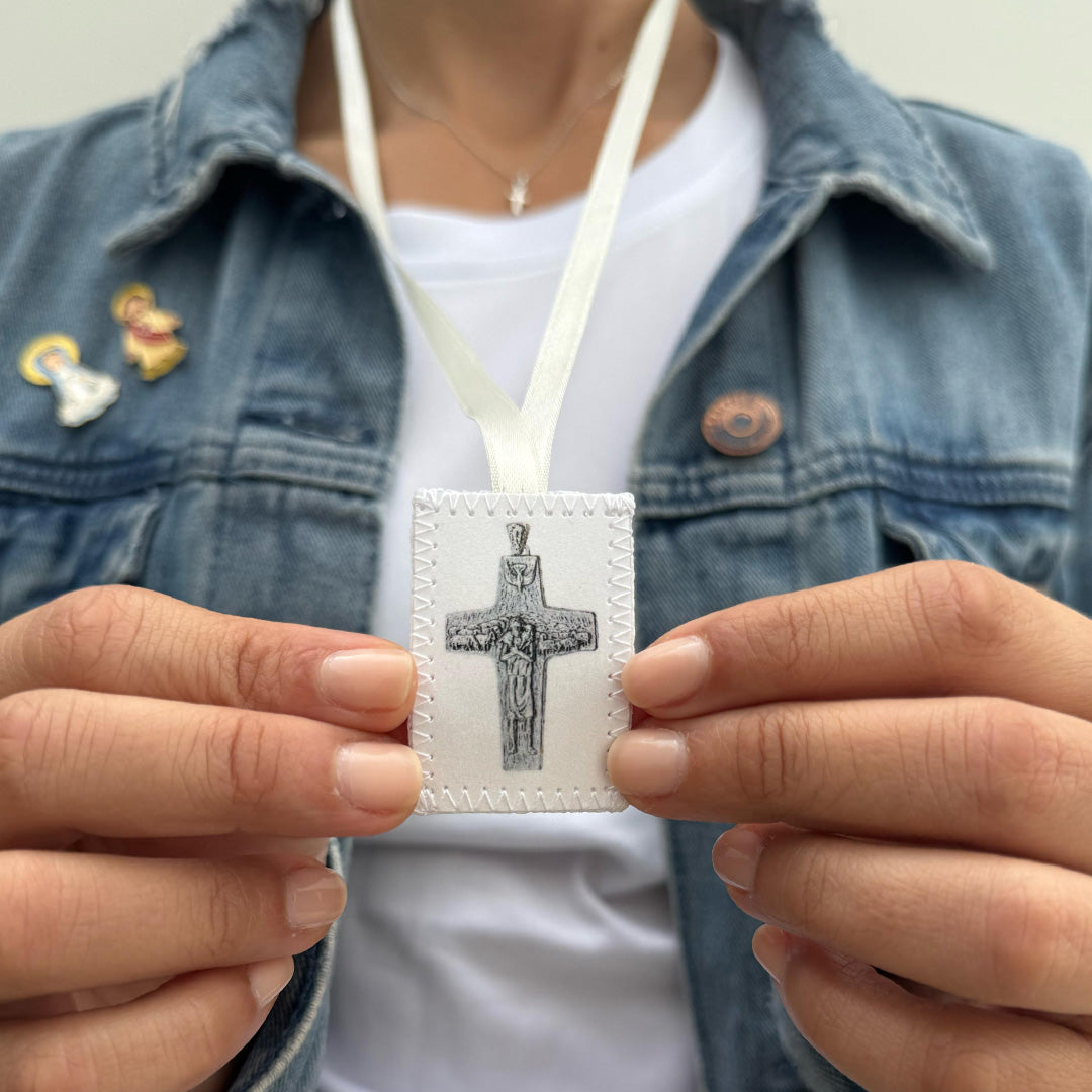 Escapulario Cruz del Buen Pastor | En memoria del Papa Francisco