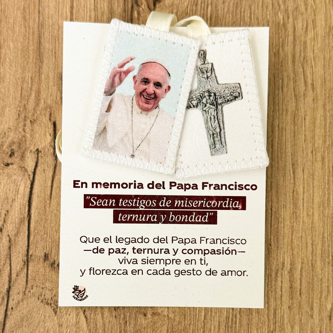 Escapulario Cruz del Buen Pastor | En memoria del Papa Francisco