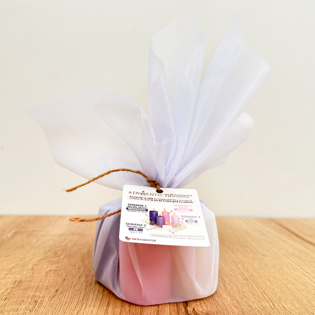 Kit de Velas de Adviento - 5 Velas Decorativas