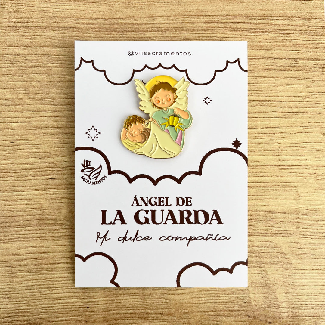 Pines Metálico Ángel de la Guarda