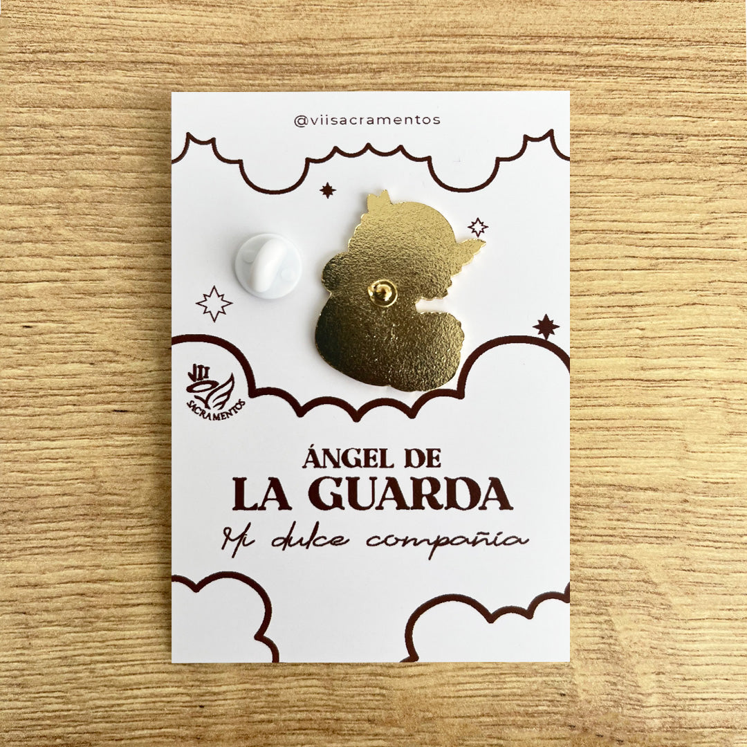 Pines Metálico Ángel de la Guarda