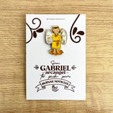 Pines Metálico San Gabriel Arcángel Resinado – VII Sacramentos Colombia