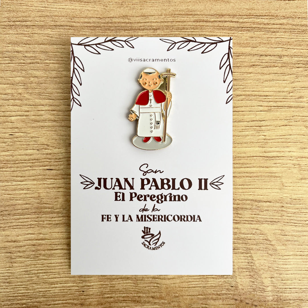 Pines Metálico San Juan Pablo II – VII Sacramentos Colombia