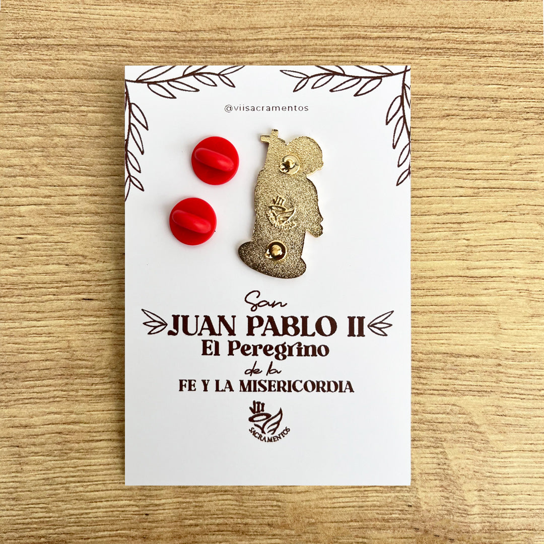 Pines Metálico San Juan Pablo II – VII Sacramentos Colombia