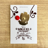 Pines Metálico San Miguel Arcángel Resinado