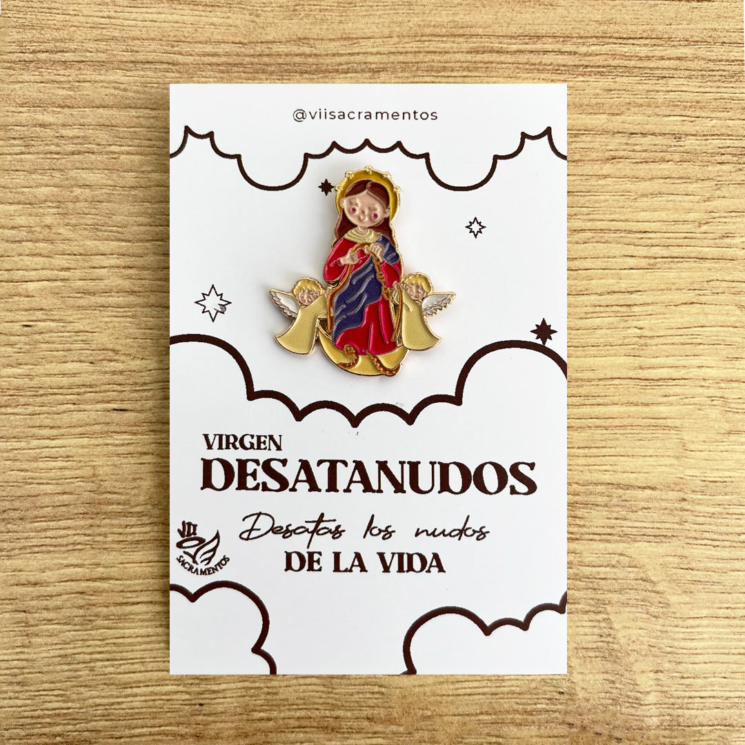 Pines Metálico Virgen Desatanudos