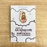 Pines Metálico Virgen de Guadalupe Resinada – VII Sacramentos Colombia
