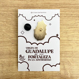 Pines Metálico Virgen de Guadalupe Resinada – VII Sacramentos Colombia