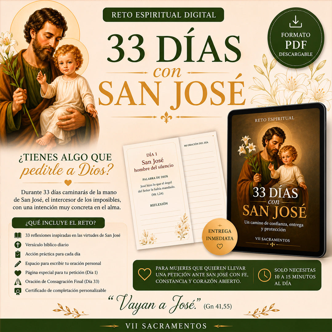RETO San José y yo — 33 Días de Oración con una Petición en el Corazón